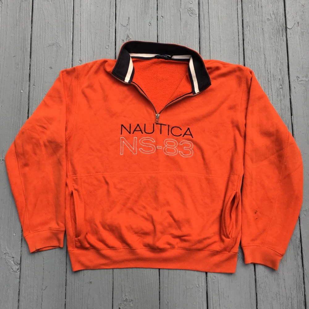 Vintage Nautica NS 83 Quarter Zip with Pockets